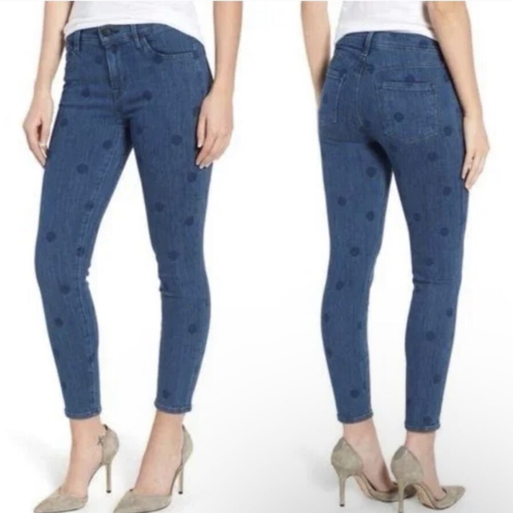 J Brand Polka Dot Jeans